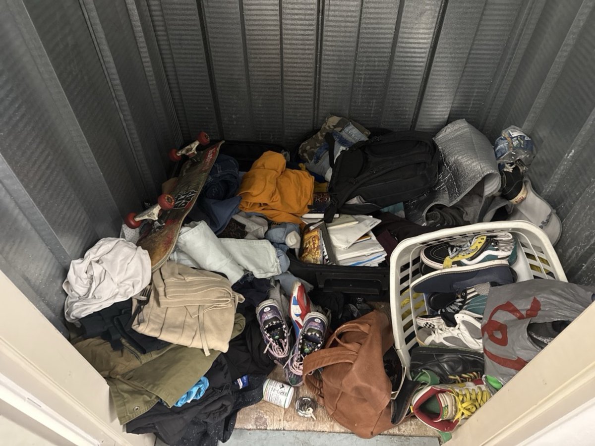 5 x 5 storage unit in Torrance, CA