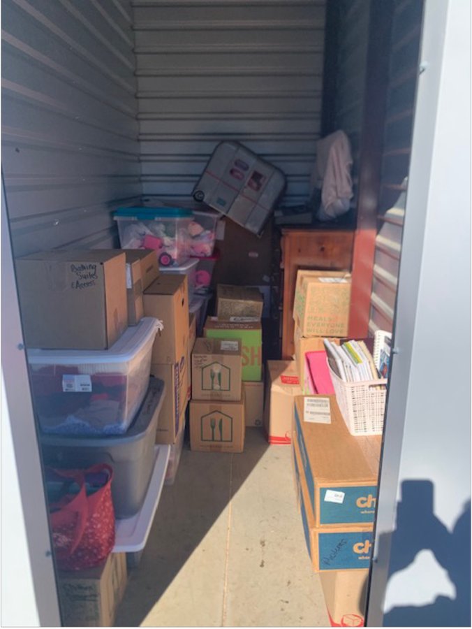 5 x 10 storage unit in Fredericksburg, VA