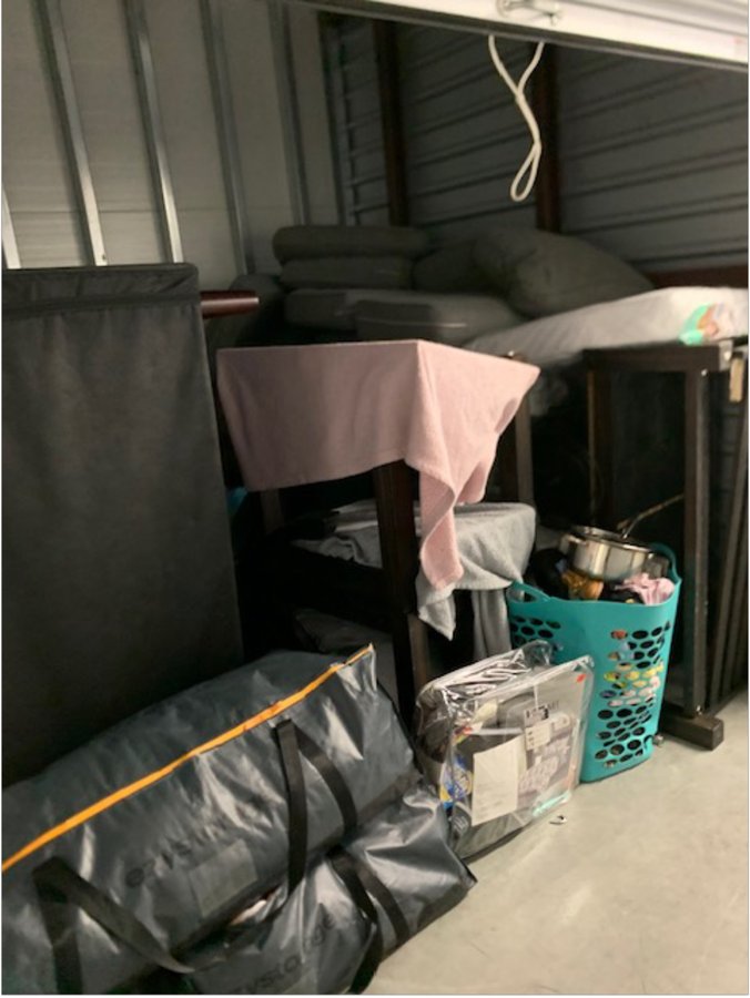 10 x 10 storage unit in Fredericksburg, VA