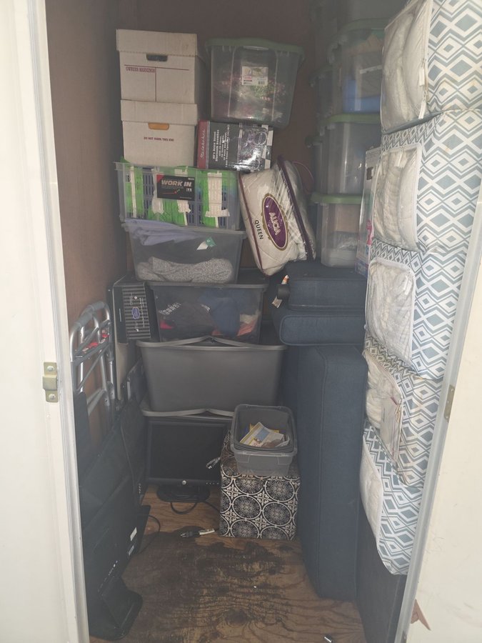 5 x 5 storage unit in San Leandro, CA