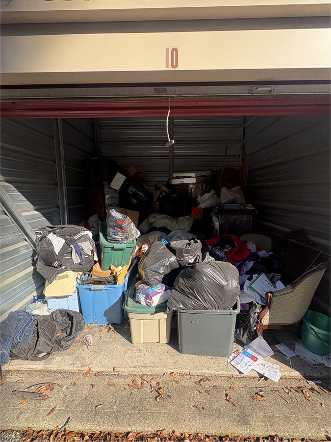 10 x 10 storage unit in Bloomington, IN