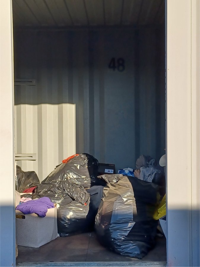 8 x 8 storage unit in West Sacramento, CA