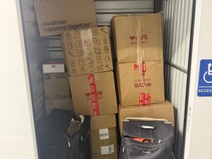5 x 5 storage unit in New Milford, CT