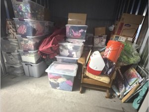 10 x 10 storage unit in Johnston, RI