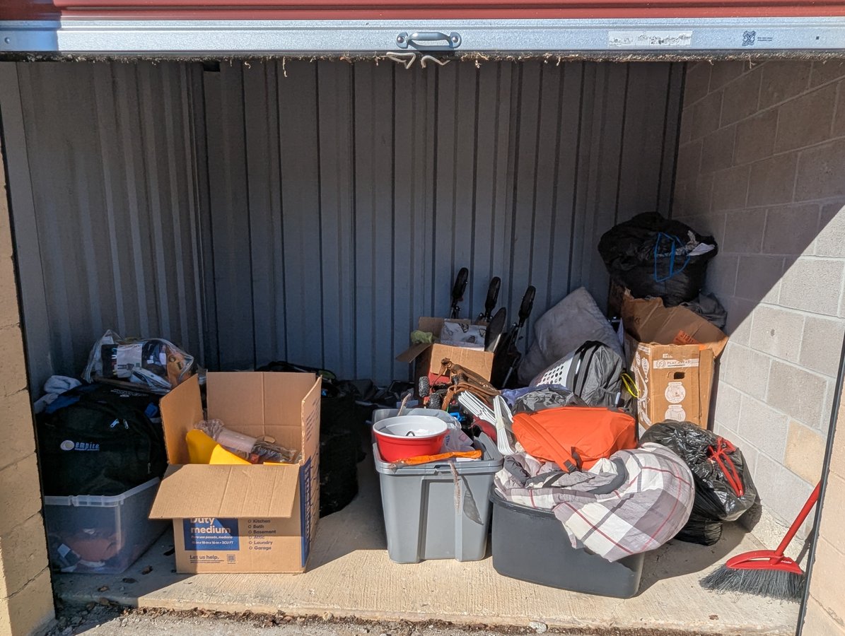 10 x 10 storage unit in Jackson, TN