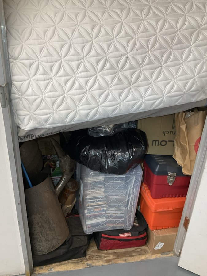 5 x 5 storage unit in Santa Cruz, CA
