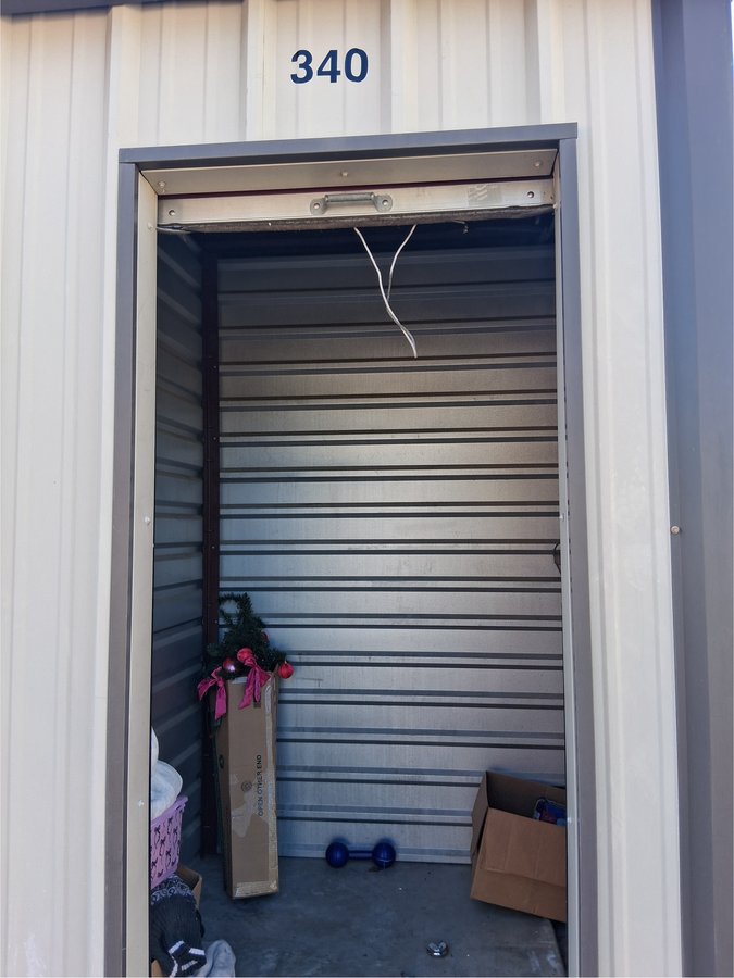 5 x 5 storage unit in Hot Springs, AR