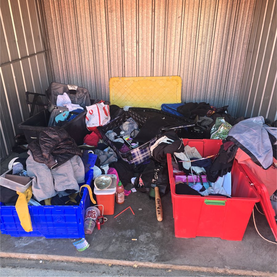 10 x 10 storage unit in N. Highlands, CA