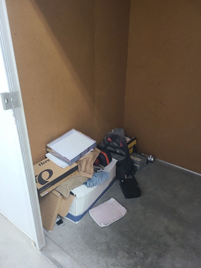 5 x 5 storage unit in San Jose, CA