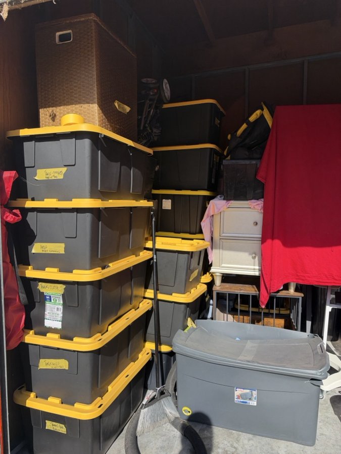 10 x 10 storage unit in San Jose, CA