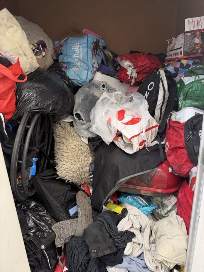 5 x 5 storage unit in San Jose, CA