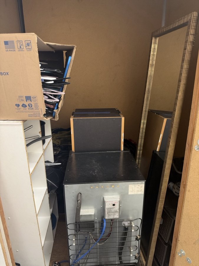 5 x 5 storage unit in San Jose, CA