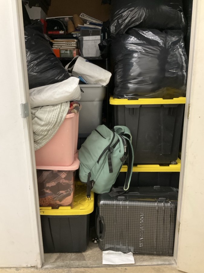 5 x 5 storage unit in Modesto, CA