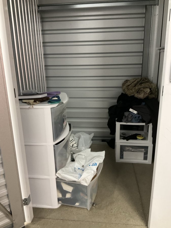 5 x 5 storage unit in Modesto, CA
