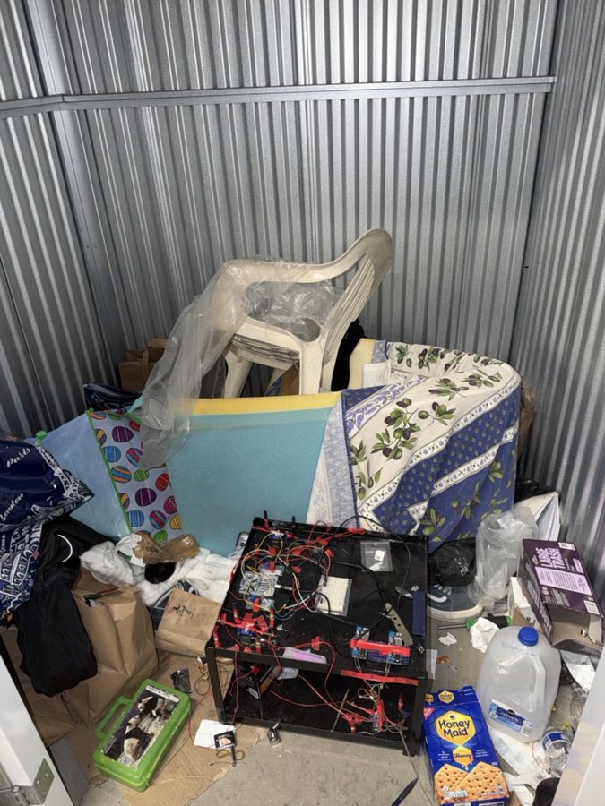 5 x 5 storage unit in San Jose, CA
