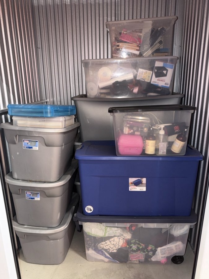 5 x 5 storage unit in San Jose, CA