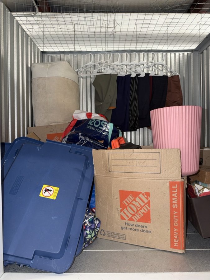 5 x 5 storage unit in Santa Clara, CA