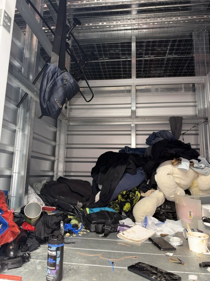 5 x 5 storage unit in San Jose, CA