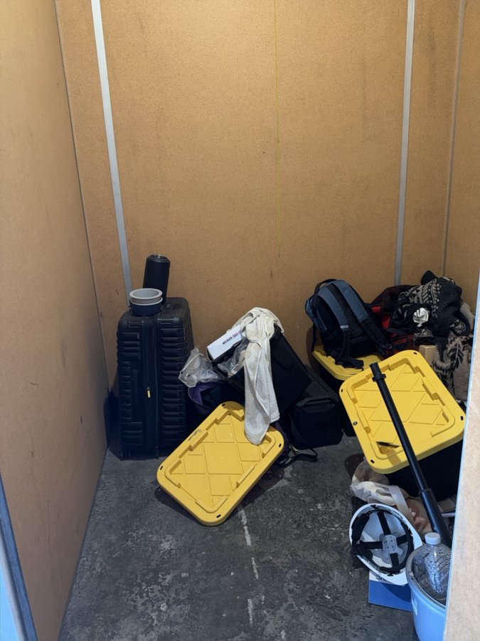 6 x 6 storage unit in San Jose, CA