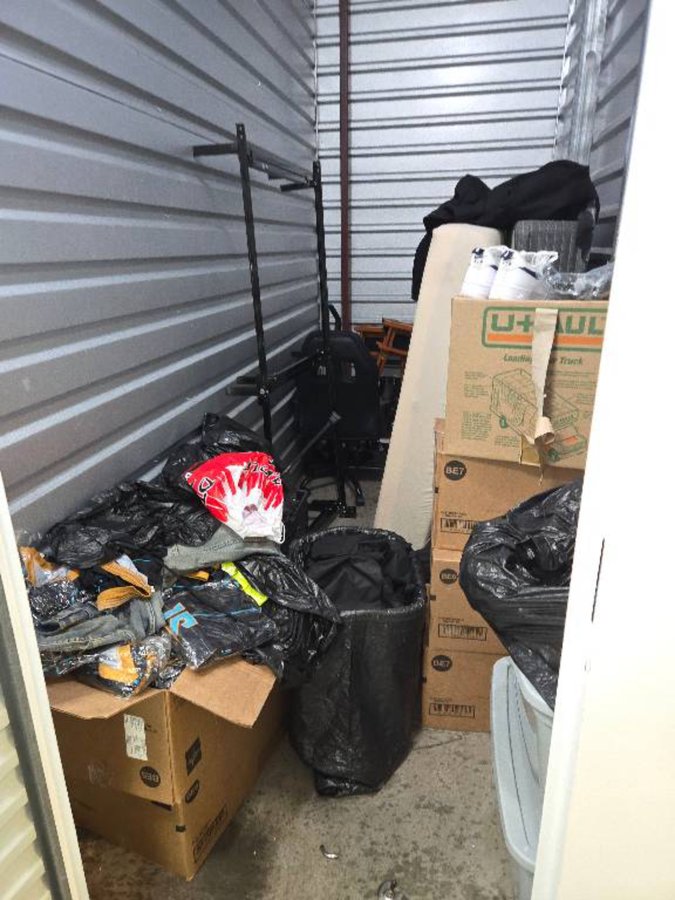 5 x 12 storage unit in Richmond, VA