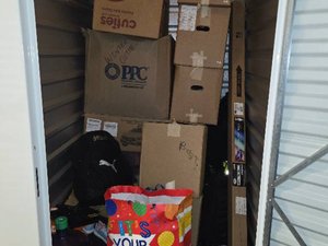 5 x 5 storage unit in Richmond, VA