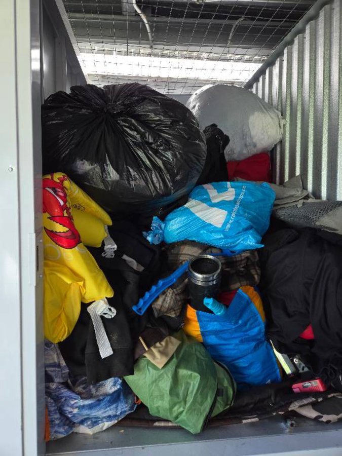 3 x 8 storage unit in Orange, CA