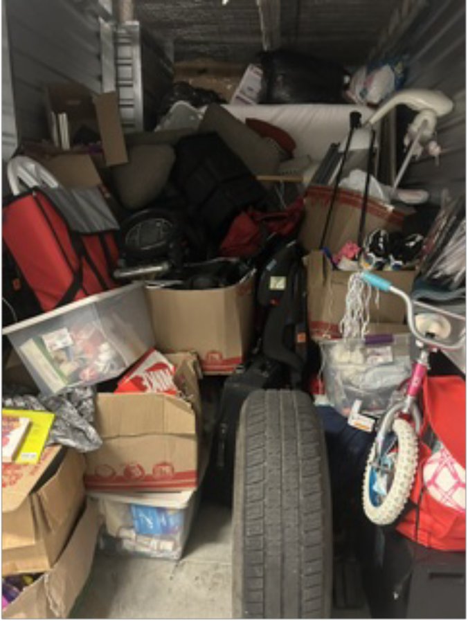8 x 15 storage unit in Hampton, VA