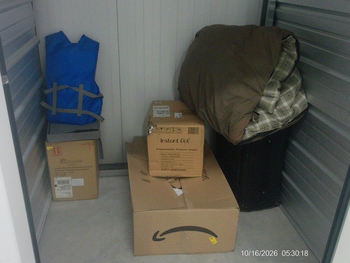 5 x 5 storage unit in Prior Lake, MN