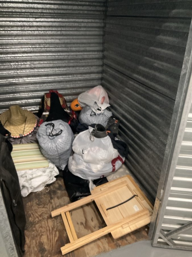 5 x 5 storage unit in San Diego, CA