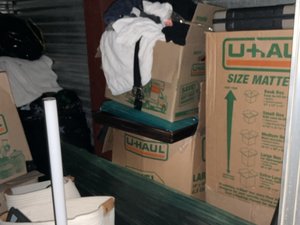 10 x 10 storage unit in San Diego, CA