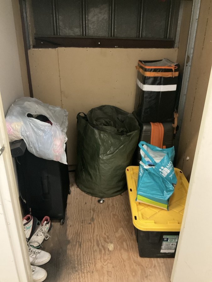 5 x 5 storage unit in San Diego, CA
