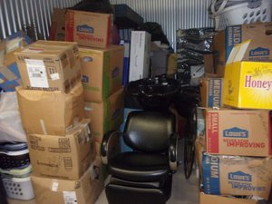 10 x 10 storage unit in Greenville, SC