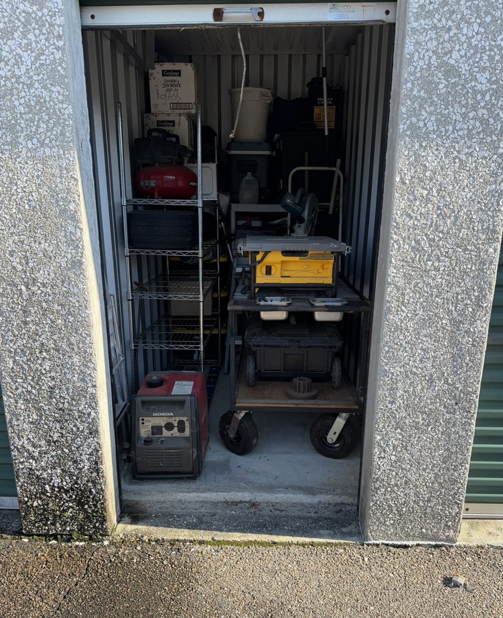 5 x 10 storage unit in Charleston, SC
