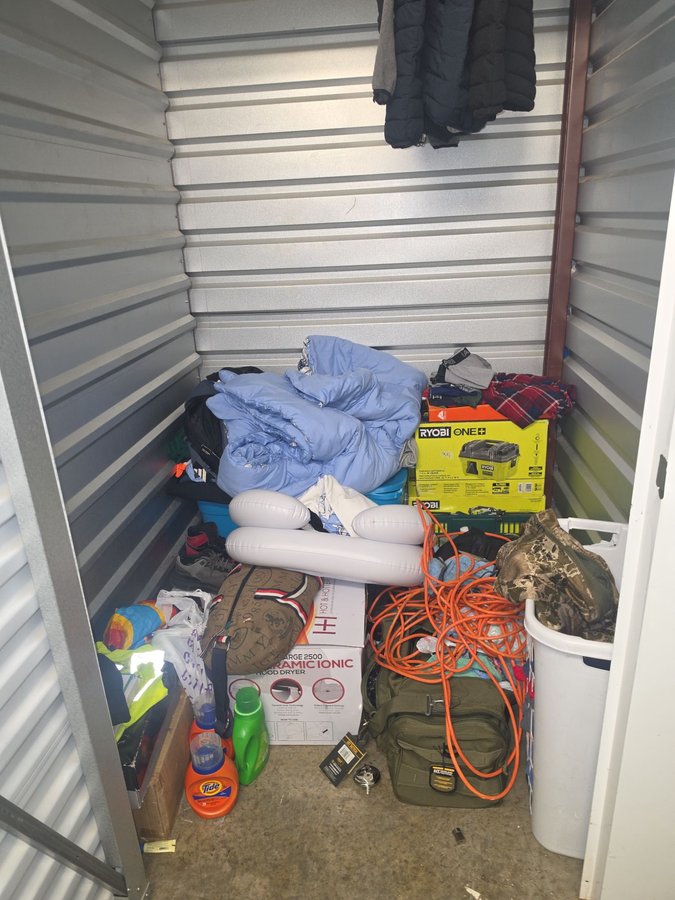 5 x 5 storage unit in Charlotte, NC