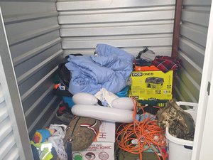 5 x 5 storage unit in Charlotte, NC