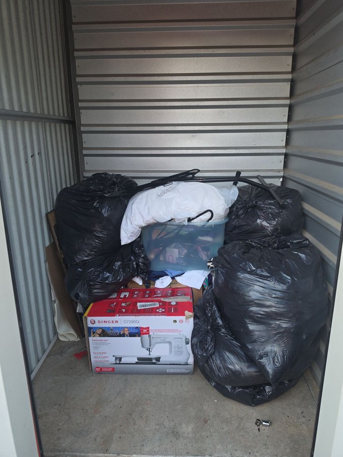 5 x 5 storage unit in Charlotte, NC
