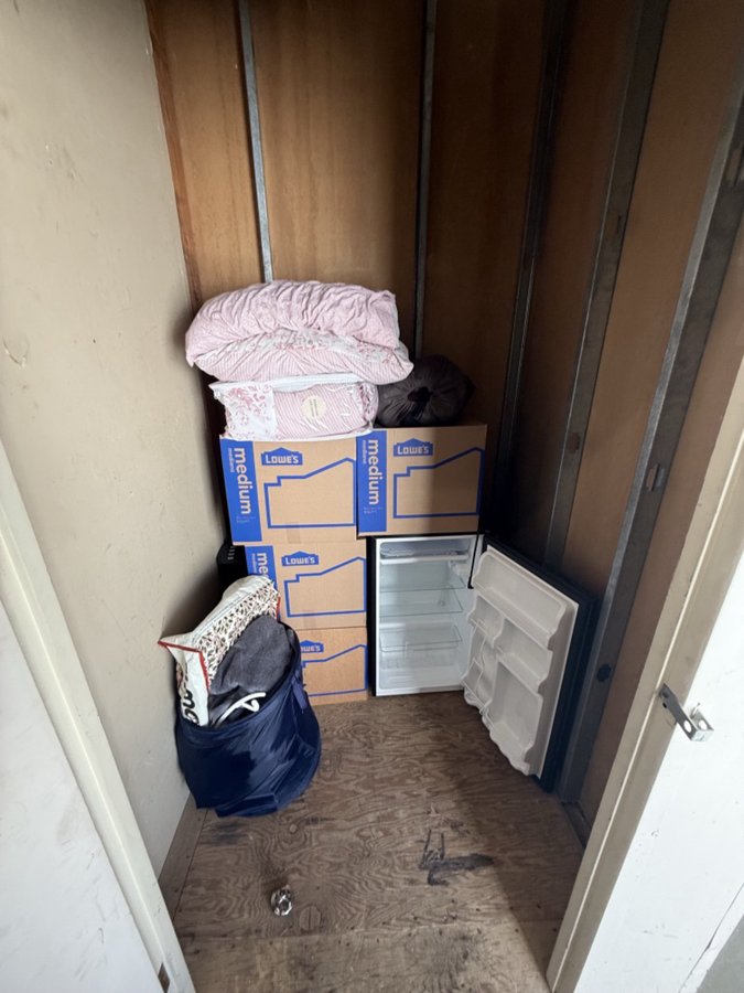5 x 5 storage unit in Upland, CA