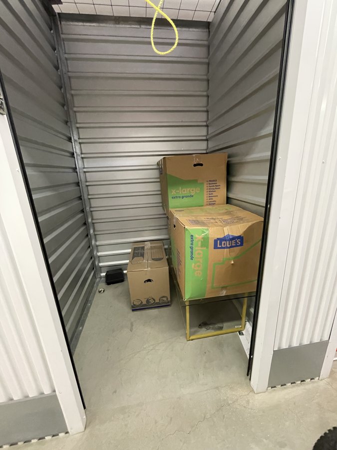 5 x 5 storage unit in Auburn, WA