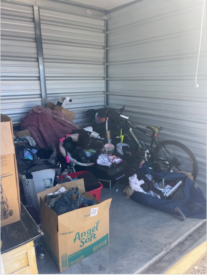 10 x 10 storage unit in Lexington, NC
