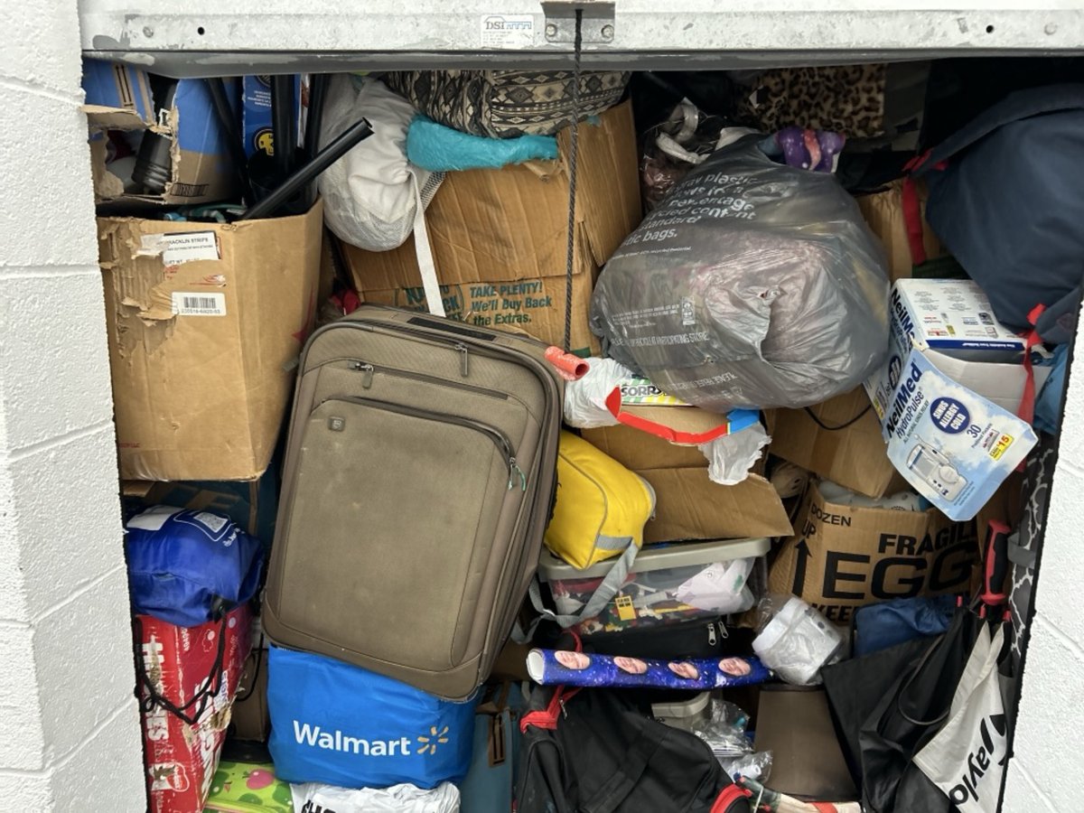7 x 4 storage unit in Fayetteville, NC