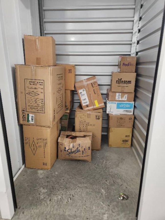 5 x 5 storage unit in Lompoc, CA