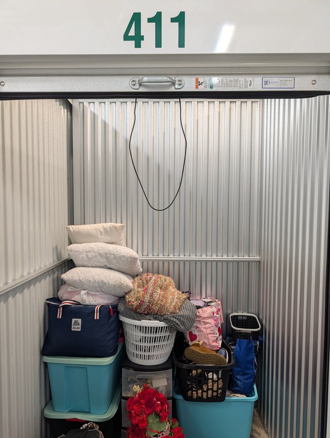 5 x 5 storage unit in Raleigh, NC