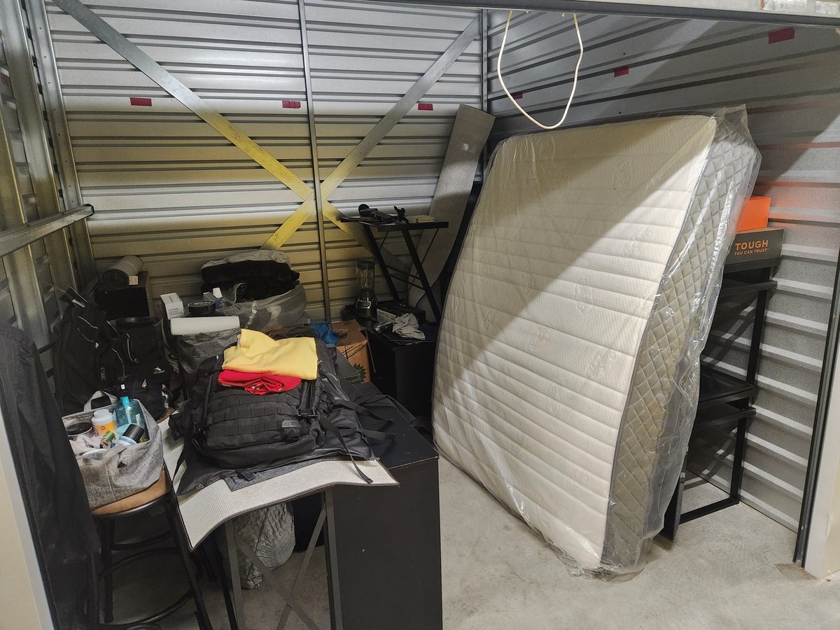 10 x 10 storage unit in Raleigh, NC