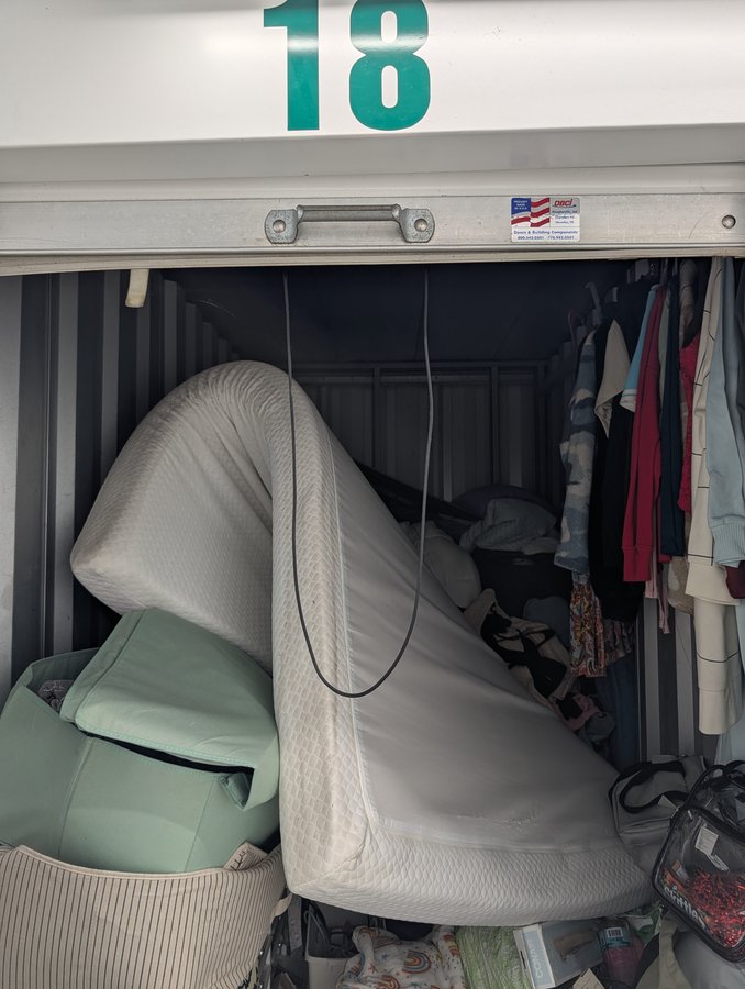 5 x 10 storage unit in Raleigh, NC