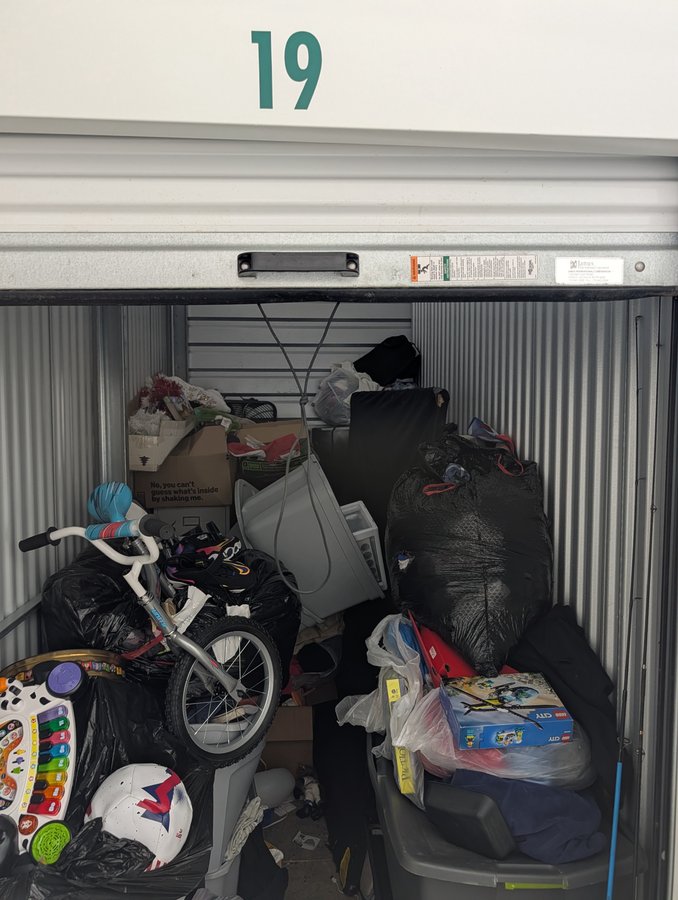 5 x 10 storage unit in Raleigh, NC