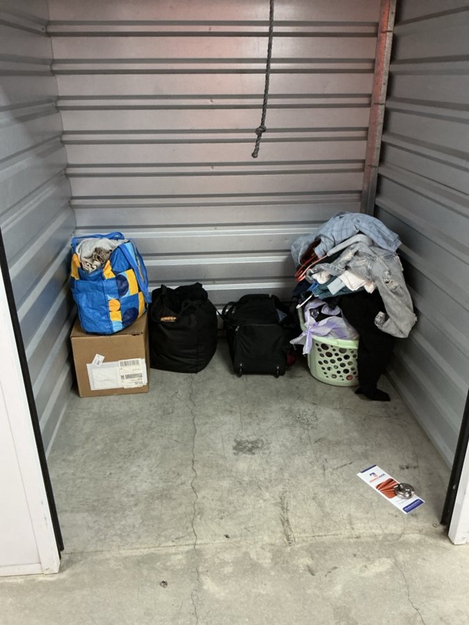 5 x 5 storage unit in Sacramento, CA