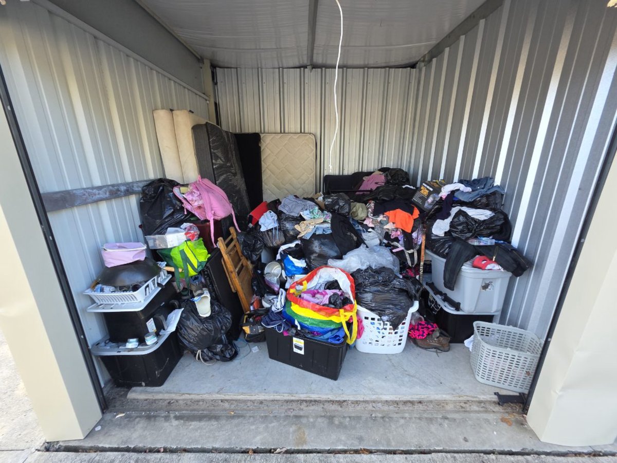 10 x 10 storage unit in Winston-Salem, NC
