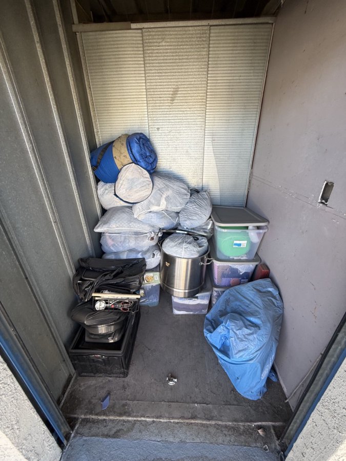 5 x 5 storage unit in Arcadia, CA