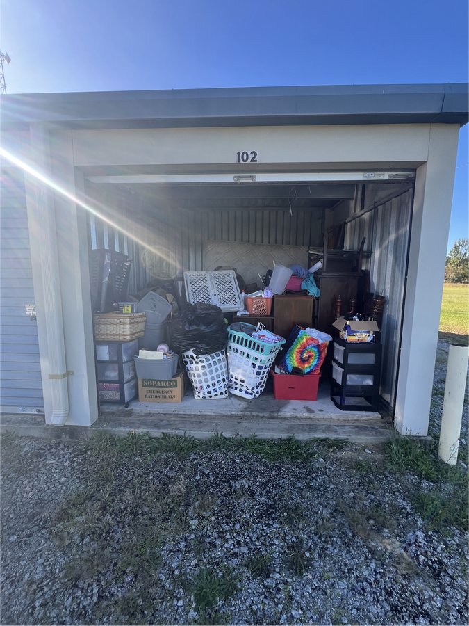 10 x 10 storage unit in Williamston, NC
