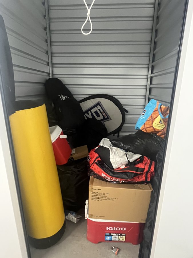 5 x 5 storage unit in Garner, NC